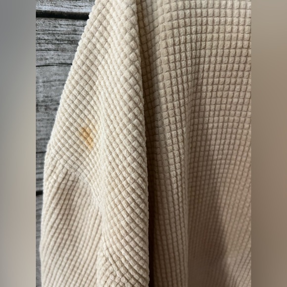 TIMBUKTU Station tan corduroy feel jacket with cool wood buttons, size 3X - Picture 4 of 5